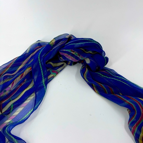 Silk Blend Scattered Cane Scarf ( Viscosa / silk )
19x64 - Picture 3 of 10